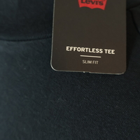 Levi’s черно поло Effortless Tee Slim Fit - XS