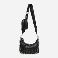 Steve Madden Bzarina Black Chain Bag