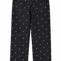 Vero Moda Черни wide дънки на точки • W29/32