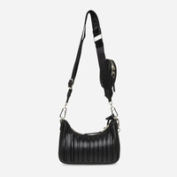 Steve Madden Bzarina Black Chain Bag