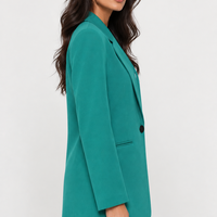 NA-KD Sharp Oversized дамско сако – зелено • 36