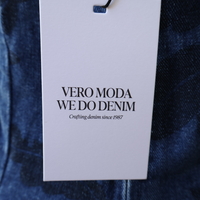 Vero Moda Деним бюстие с флорален принт • M
