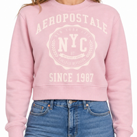 AÉROPOSTALE Cropped суичър • S