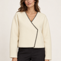 Vero Moda жилетка с контрастен шев • M