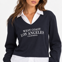 ONLY West Coast Los Angeles 2-в-1 блуза • S