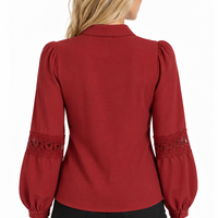 Vero Moda Malva дантелена риза • M