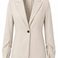 Vero Moda Вталено сако Pumice Stone • M EU 38