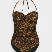 Lauren Ralph Lauren Цял бански Twist Bandeau • 42