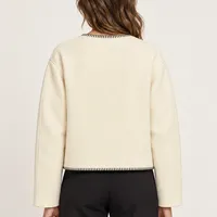 Vero Moda жилетка с контрастен шев • M