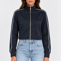 PIECES дамски cropped суичър с цип • M