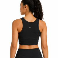 NIKE Dri-FIT Indy Seamless Crop Top • L