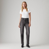 Levi’s Ribcage Straight Ankle дънки • Black Worn In • W25/L29