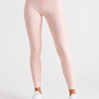 Guess Jeans Pink Monogram Leggings дамски клин • M