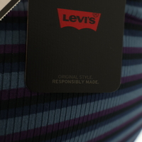 Levi’s рипсено поло с райе и висока яка - XS