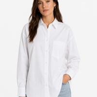 ONLY Бяла дълга риза • S Oversized