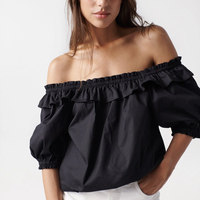 Salsa Jeans Черна риза • L