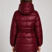 Levi’s Shiny Burgundy пухено яке • XS