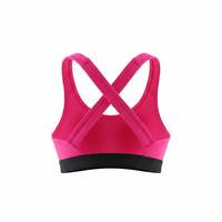 Nike Pink Cross Back Sports Top • XL