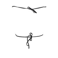 Karl Lagerfeld Logo Triangle Bikini Top  дамски бански / горнище - S