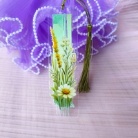 Акрилен книгоразделител -Wildflower 003