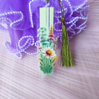 Акрилен книгоразделител -Wildflower 04