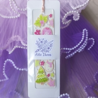 Акрилен книгоразделител -Christmas 001