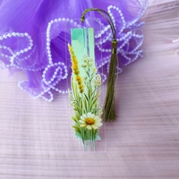 Акрилен книгоразделител -Wildflower 003