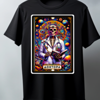 Мъжка Тениска „Доктора“ – Таро Арт Серия-Различни цветове