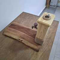 Дървен диспенсър за ракия с чешмичка – 2