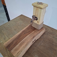 Дървен диспенсър за ракия с чешмичка – 2