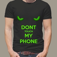 Тениска „Не ми пипай телефона“ – унисекс забавен дизайн за ежедневие