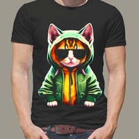 Тениска с Котка