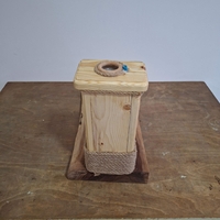 Дървен диспенсър за ракия с чешмичка – 2