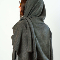 Блуза с яка/качулка Grey whisper