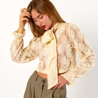 Дантелена блуза Ivory whisper