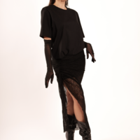 T-shirt Wings - black
