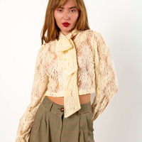 Дантелена блуза Ivory whisper