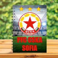Тефтер ЦСКА София размер А5