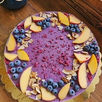 Боровинкова торта с плодове 26см