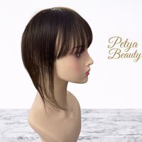 Тупе - 100% естествен косъм – Модел МИНИ - Кестеняво /фино/