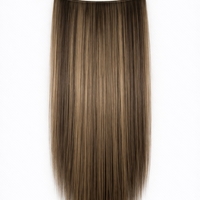 Комплект екстеншън от 9 части - ТЪМНО КАФЯВО С КИЧУРИ