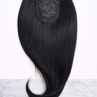 Тупе - 100% естествен косъм - Черно 45см /без бретон/