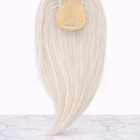 Тупе - 100% естествен косъм – Модел МИНИ - Бяло пепелно русо