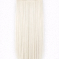 Комплект екстеншън от 9 части - БЯЛО ПЕПЕЛНО РУСО