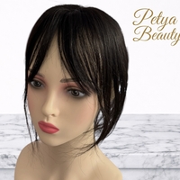 Тупе - 100% естествен косъм – Модел МИНИ - Тъмен кестен