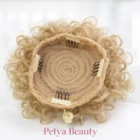 Кок с мрежа и ластик - Натурално русо