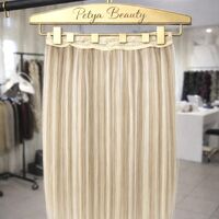 Комплект екстеншън от 4 части в цвят - ТЪМНО РУСО С КИЧУРИ /200 грама/