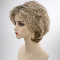 Перука - 100% естествен косъм - БЕЛА