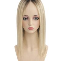 /ПРЕМИУМ/ Тупе - 100% естествен косъм - Натурално русо с тъмен корен