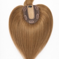 Тупе - 100% естествен косъм – Модел СТАНДАРТ - Тъмно русо 30см